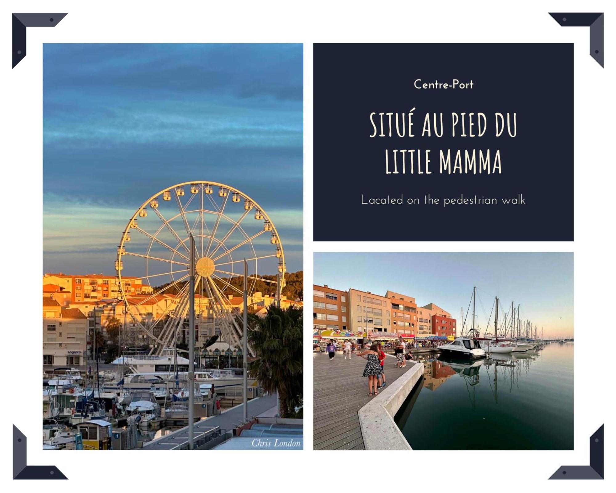 Апартаменты Little Mamma - 50M Du Centre Port - Menage Inclus Агд Экстерьер фото